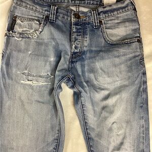 Giorgio Armani Light Blue Relaxed Jeans